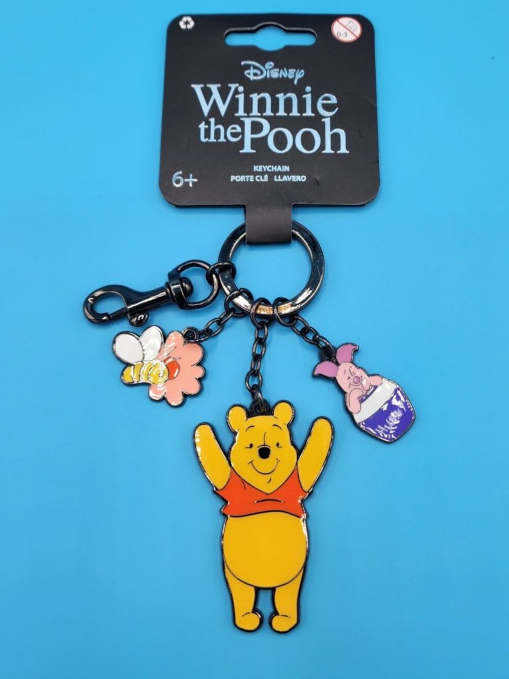Loungefly Disney Winnie the Pooh Piglet Hunny Flower Keychain Charm NEW